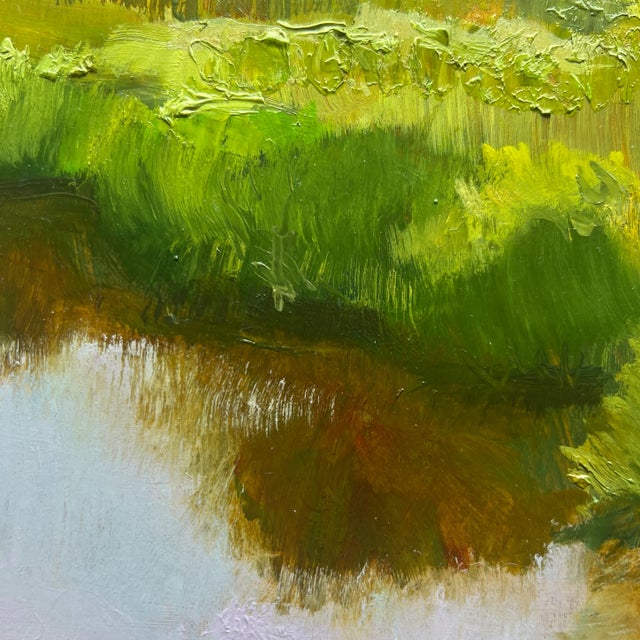 2020s No Shade of Green, Original Oil Painting by Julia Lawing For Sale - Image 5 of 9