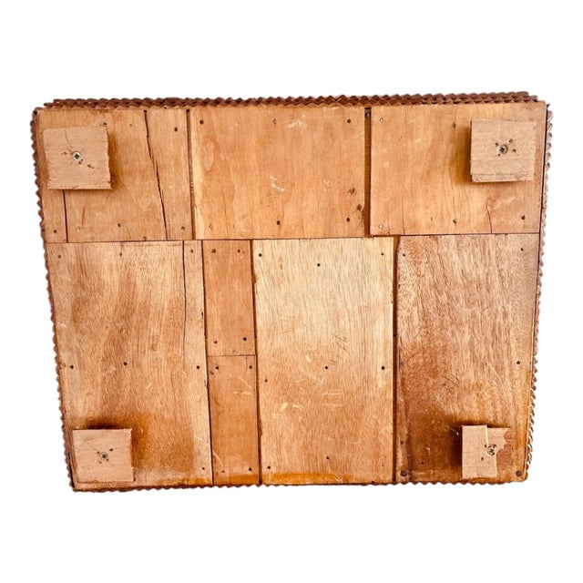 1910s German Tramp Art Flatware Storage Box For Sale - Image 10 of 11