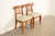 Kindel Furniture Kindel Furniture Regency Solid Cherry Wood Klismos Side Chairs or Dining Chairs, Pair For Sale - Image 4 of 15