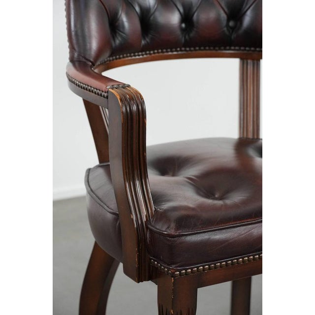 Chesterfield Dining Chairs in Cowhide, Set of 4 For Sale - Image 14 of 18