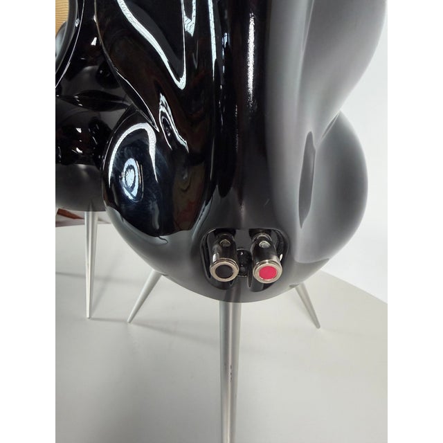 Black Scandyna Minipod + Micropod Designer Speakers from Simon Ghahary, Denmark, 2000s, Set of 4 For Sale - Image 8 of 10