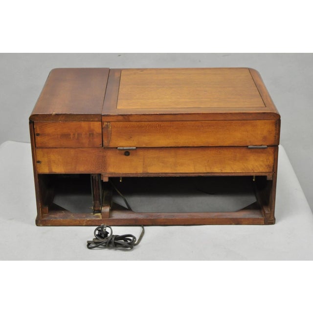 Antique Philco Tube Radio Table Record Player Mahogany Case Model 46-1203 For Sale - Image 14 of 18