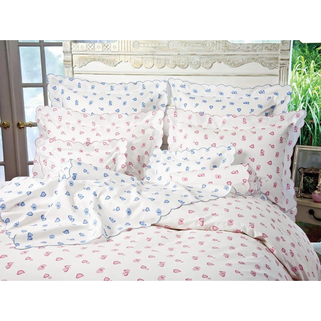 This new design is based on our idea that "2 hearts beat as 1" and feature a multitude of entwined hearts printed in Pink...