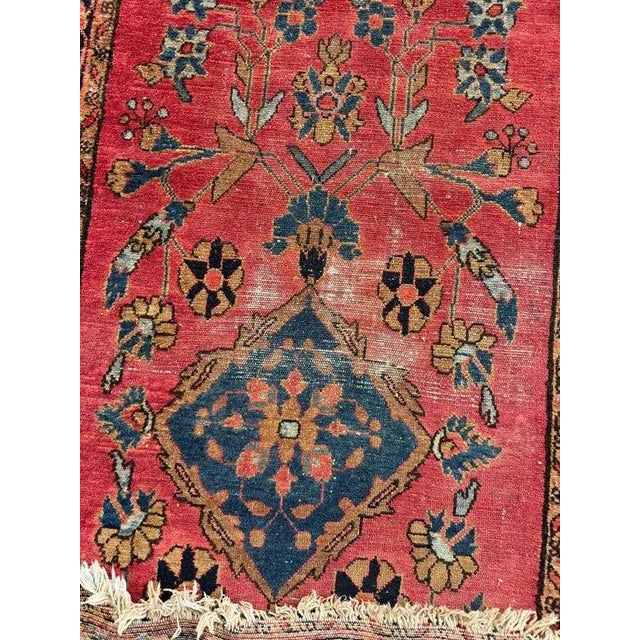 Textile Fine Antique Lilihan Sarouk Runner - 2.8 X 9.7 For Sale - Image 7 of 11