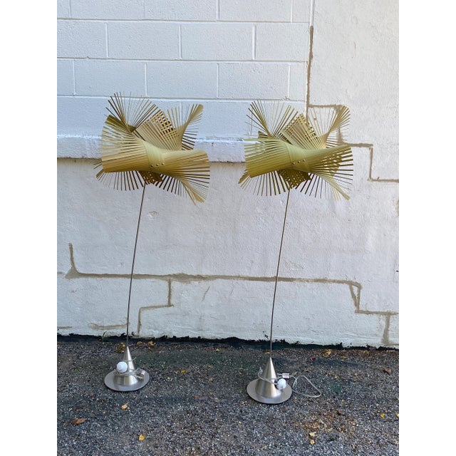 1990s 1990s Mini Mikado Floor Lamps a Pair For Sale - Image 5 of 5