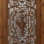 Four Panel Screen with Flower Vase Carvings For Sale - Image 5 of 11
