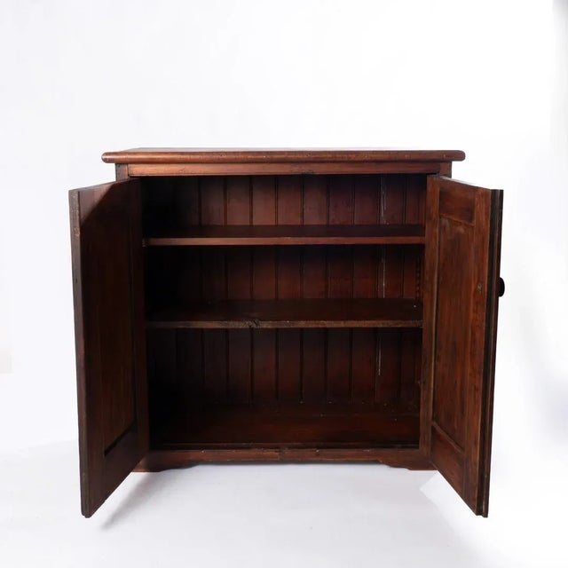 Farmhouse 19th Century Pine 2 Door Cupboard For Sale - Image 3 of 13