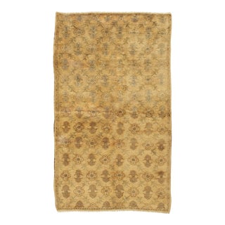 Vintage Turkish Oushak Rug - 4'7 X 8' For Sale