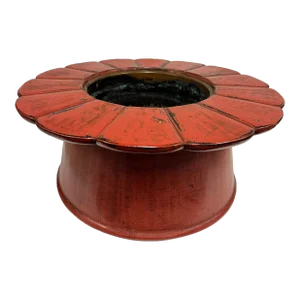 Early 20th Century Japanese Negoro Lacquer Hibachi