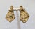 1970s Vintage 1970s Signed Napier Goldtone Mesh Drop Clip Earrings-2 Pieces For Sale - Image 5 of 6