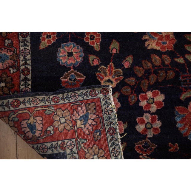 Antique Mohajeran Sarouk Rug - 3'5" x 4'10" For Sale - Image 10 of 10