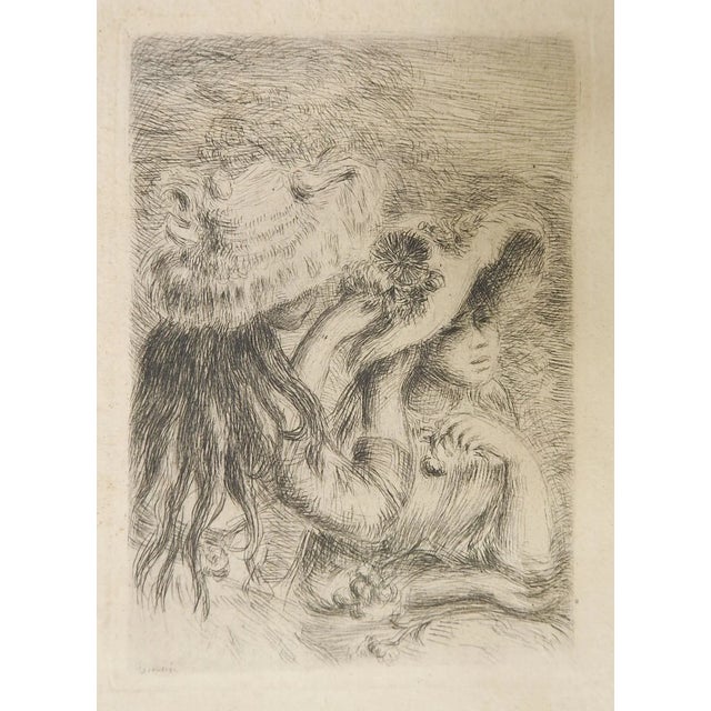 Early 20th Century Renoir Le Chapeau Epingle Etching For Sale - Image 4 of 4