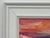 Sunset Study - Pink & Orange Miniature Abstract Landscape Art by British Artist 2025 For Sale - Image 15 of 18