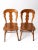 Mid 20th Century Mid Century Splat Dining Chairs Pair For Sale - Image 5 of 13