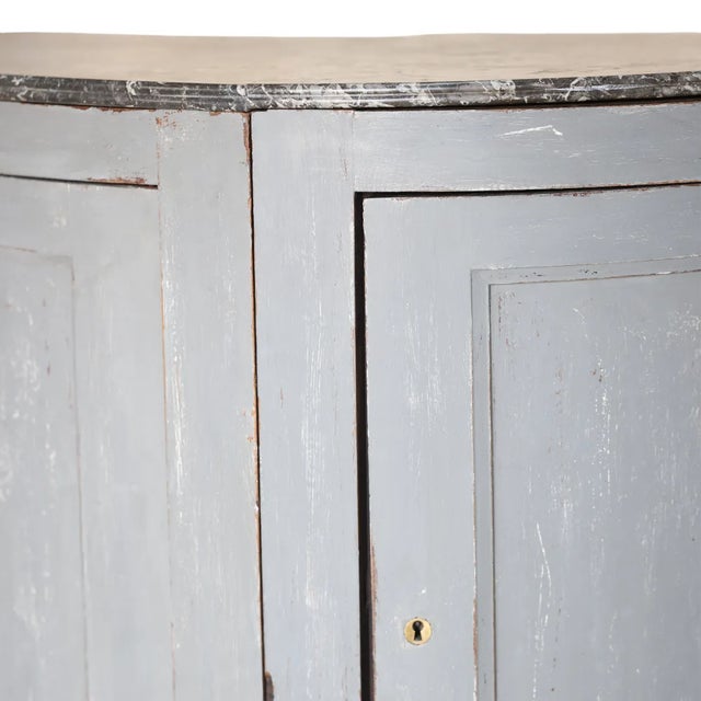 Wood 1850 French Pair of Corner Cabinets For Sale - Image 7 of 9