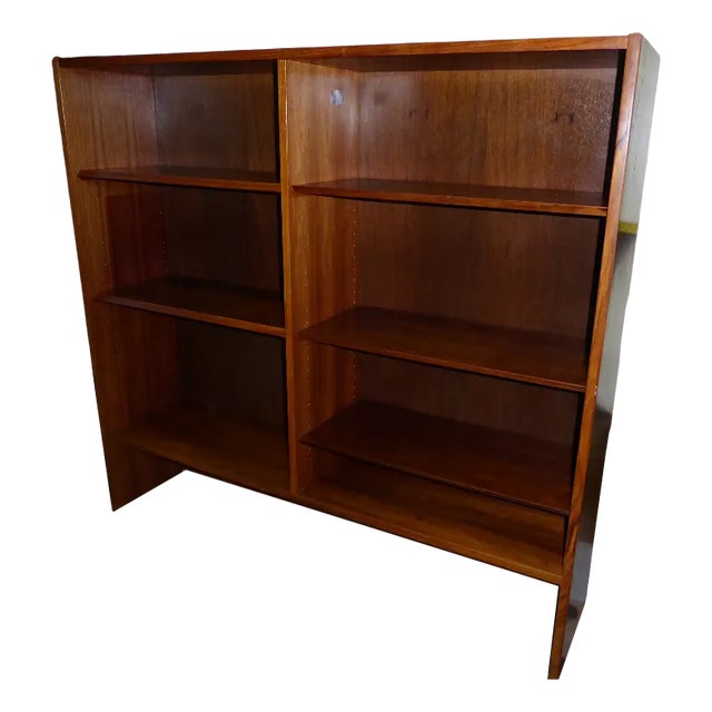 Danish Palissander Wood Bookcase Shelving Cabinet For Sale