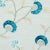 Contemporary Schumacher Iyla Embroidery Fabric In Mineral & Teal For Sale - Image 3 of 4