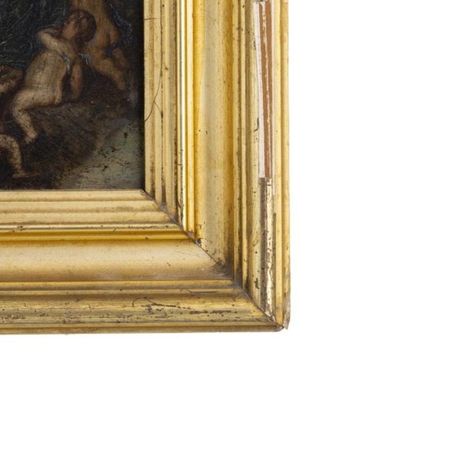 Religious Artist, Our Lady, 18th Century, Oil Painting on Copper For Sale - Image 5 of 6