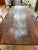 Rustic European 91” Custom Solid Alder Dining Table With Hand-Forged Iron Tapered Legs | Elegant Rustic European For Sale - Image 3 of 9