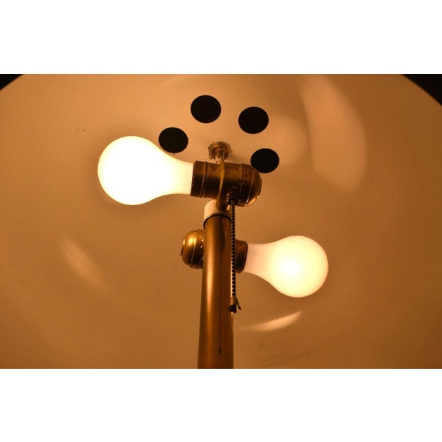 Brass 1960s Brass Mushroom Floor Lamp in the Style of Laurel For Sale - Image 8 of 9