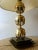 1950s Large Brass Chinoiserie Table Lamp | Pagoda Base For Sale - Image 5 of 9