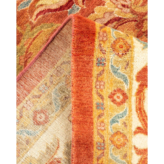 Mogul, One-of-a-Kind Hand-Knotted Area Rug - Pink, 8' 5" x 10' 3" For Sale In New York - Image 6 of 8