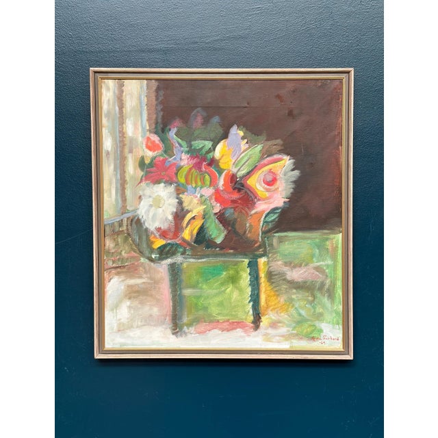 Ante Gerhard, Still Life, 1969, Oil Painting on Canvas, Framed For Sale - Image 8 of 18