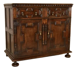 Early 18th Century English Geometric Buffet