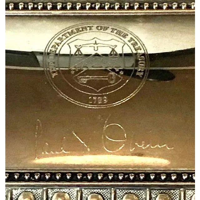 Mid-Century Modern Mid 20th Century Mid-Century Silver Box For Sale - Image 3 of 10