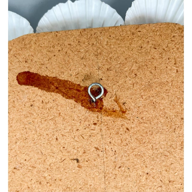 Vintage Coastal Shell Encrusted Wall Mirror – Scallop & Opalescent Sea Shell Frame | Hollywood Regency Coastal Glam For Sale - Image 13 of 13