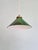 Art Deco Conical Green Opaline Glass Pendant Lights, Set of 2 For Sale - Image 5 of 14