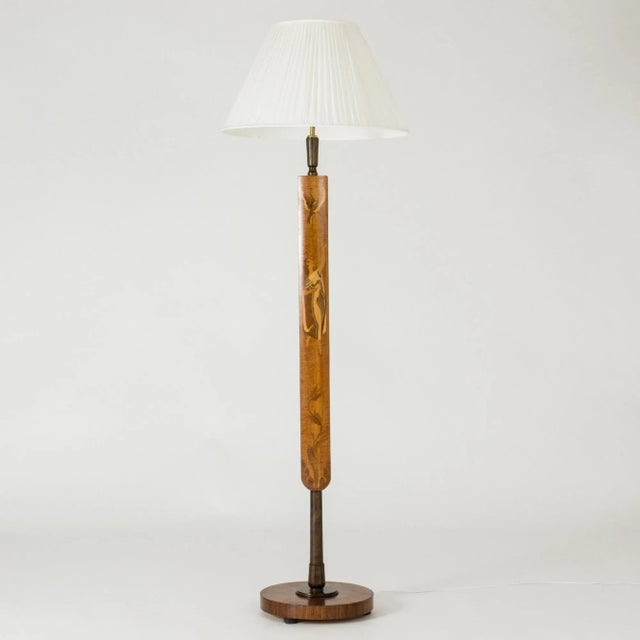 Swedish Modern Floor Lamp from Mjölby Intarsia, 1930s For Sale - Image 12 of 12