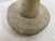 Dove Gray Group of Three Primitive Style Cast Stone Candle Lamps For Sale - Image 8 of 12