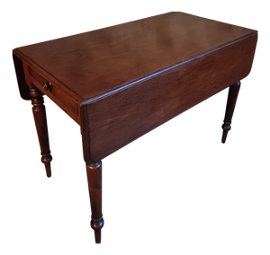 Antique English Mahogany Drop-Leaf Table