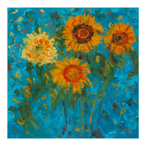Giclée Print of Original Expressionist Floral Painting