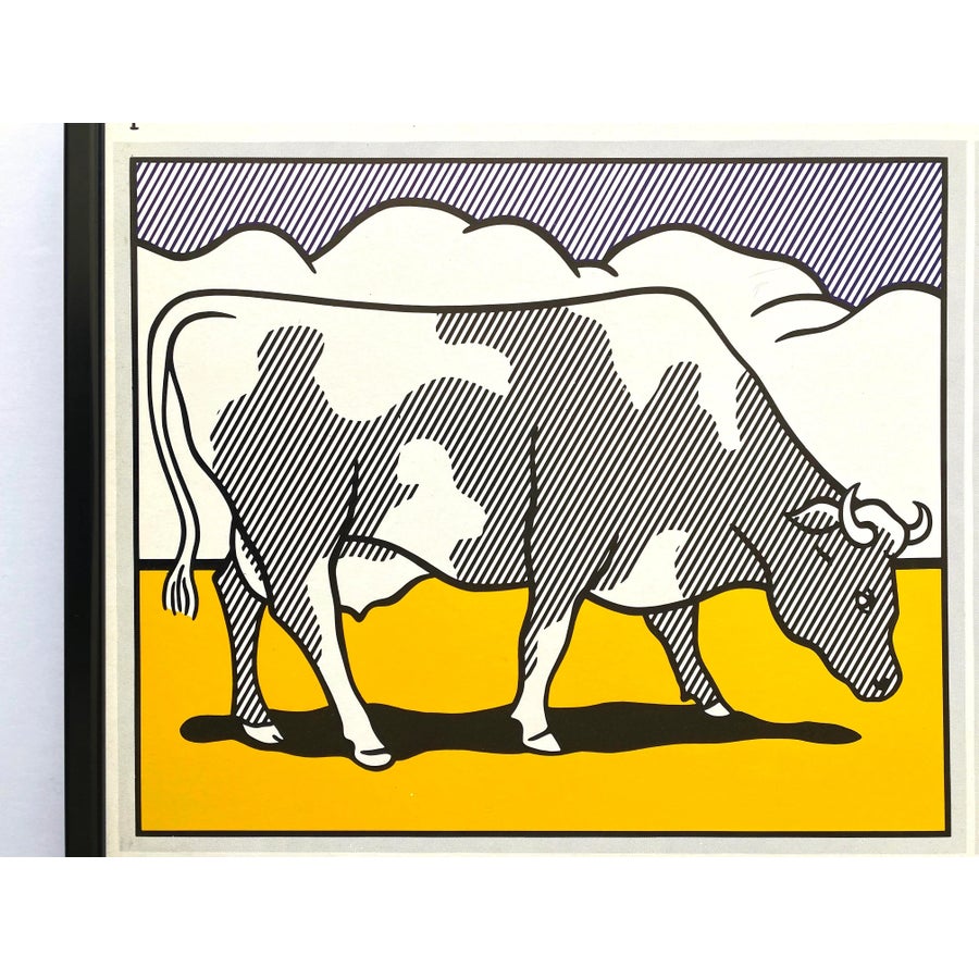Roy Lichtenstein Vintage 1985 Lithograph Print Framed Pop Art
