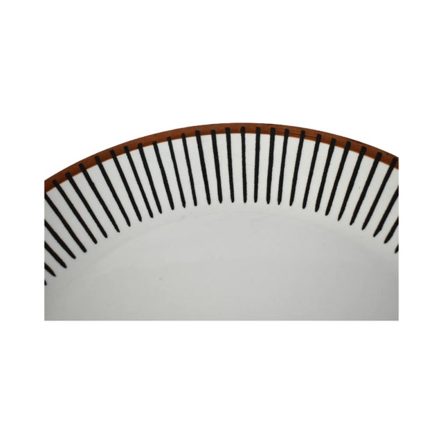 Mid-Century Modern Pair of Mid-Century Swedish Modern Gustavsberg Plates For Sale - Image 3 of 6