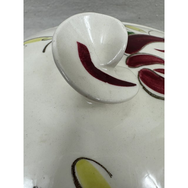 1950s Vintage Covered Vegetable Dish For Sale - Image 5 of 9