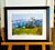 Framed original watercolor painting Home From North. This quaint Idaho farm scene is a present day peaceful American...