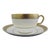 Minton K159 Bone China Buckingham White Gold Gilt Tea Cup & Saucer Set For Sale