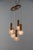 Mid-Century Copper & Glass Chandelier, 1970s For Sale - Image 3 of 6