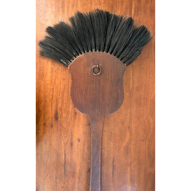 Folk Art Carved Wood Hearth Brush - Biltmore Estate Industries For Sale - Image 9 of 11