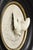 Wood Antique Victorian Large Italian Oval Marble Relief Carved Dove Bird Wall Plaque For Sale - Image 7 of 18