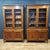 Pair of high-quality 1840 walnut sideboards and bookcases Authentic elegance for prestigious settings The pair of high-...