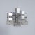 Modern Italian Cube Pendant by Gaetano Sciolari, 1970s For Sale - Image 3 of 11