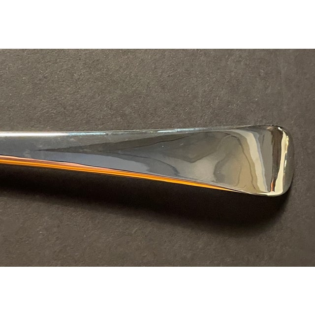Traditional Set of 6 Silverplate Serving Spoons For Sale - Image 3 of 5