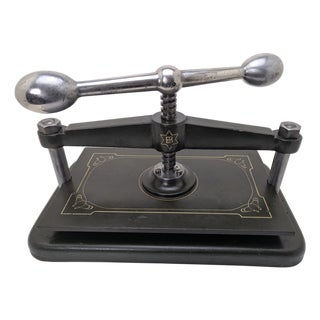 Art Nouveau Book Printing Press, Germany, 1900 For Sale