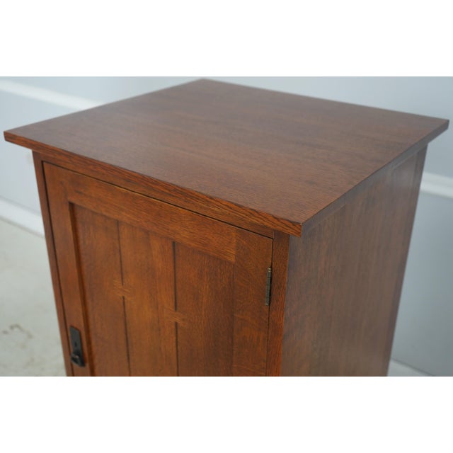Stickley Mission Oak 1 Door 1 Drawer Media Cabinet For Sale In Philadelphia - Image 6 of 18
