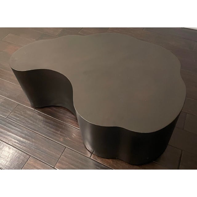 Metal Arteriors "Meadow" Organic Iron Coffee Table - Antique Bronze/Black For Sale - Image 7 of 10