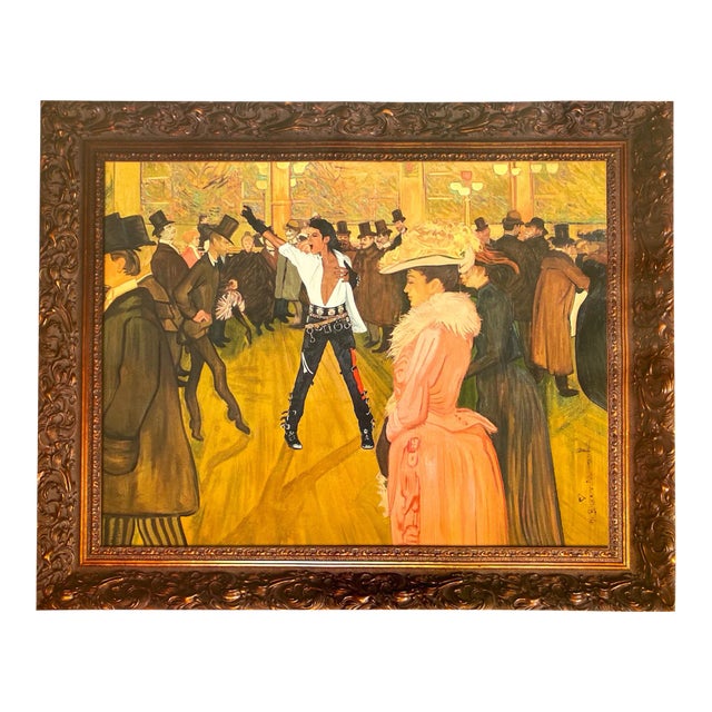 Mr. Brainwash " Michael Jackson : Toulouse Lautrec " Lithograph Print Pop Art Poster For Sale